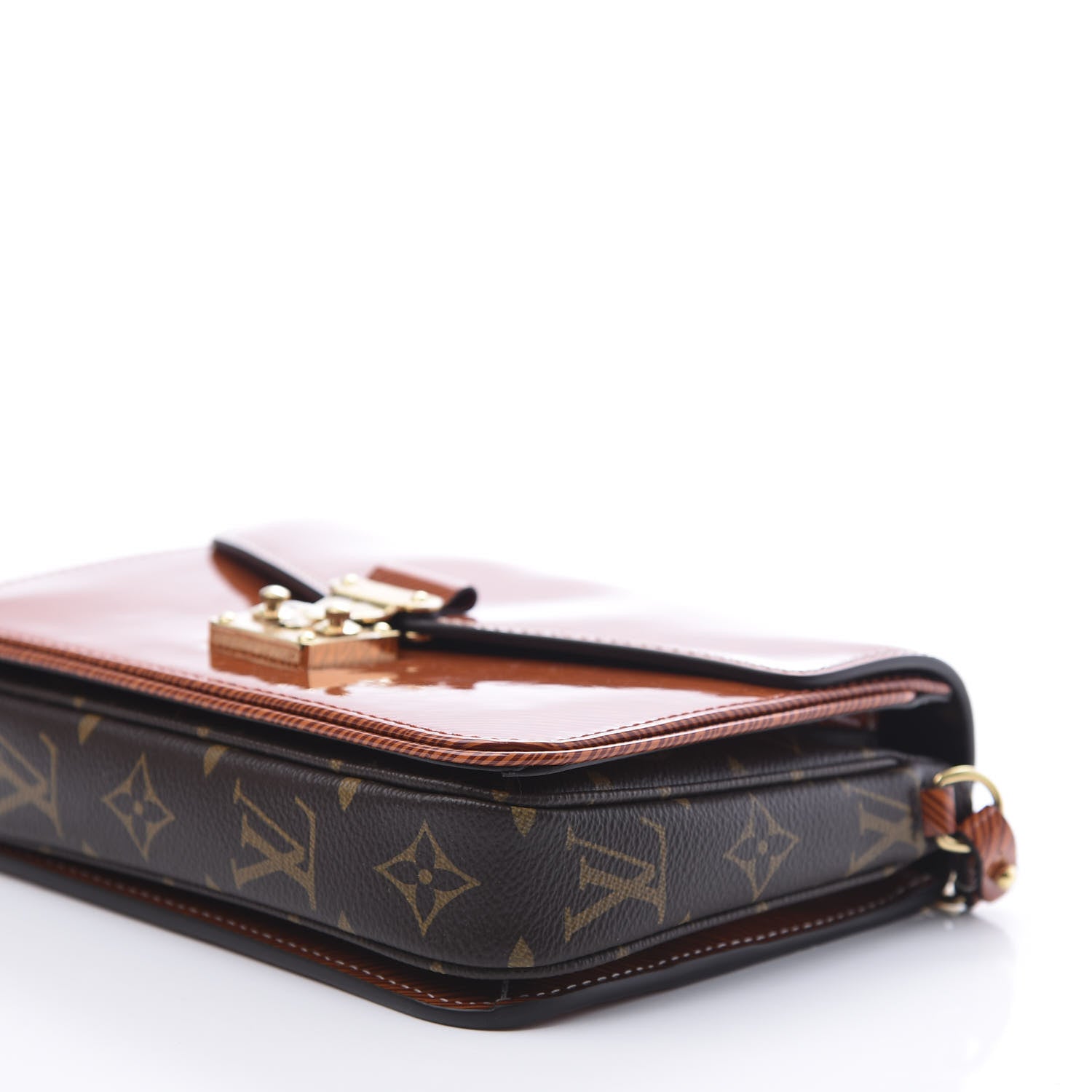 Louis Vuitton Shiny Epi Monogram Pochette Metis Mini Brown 8 of 12