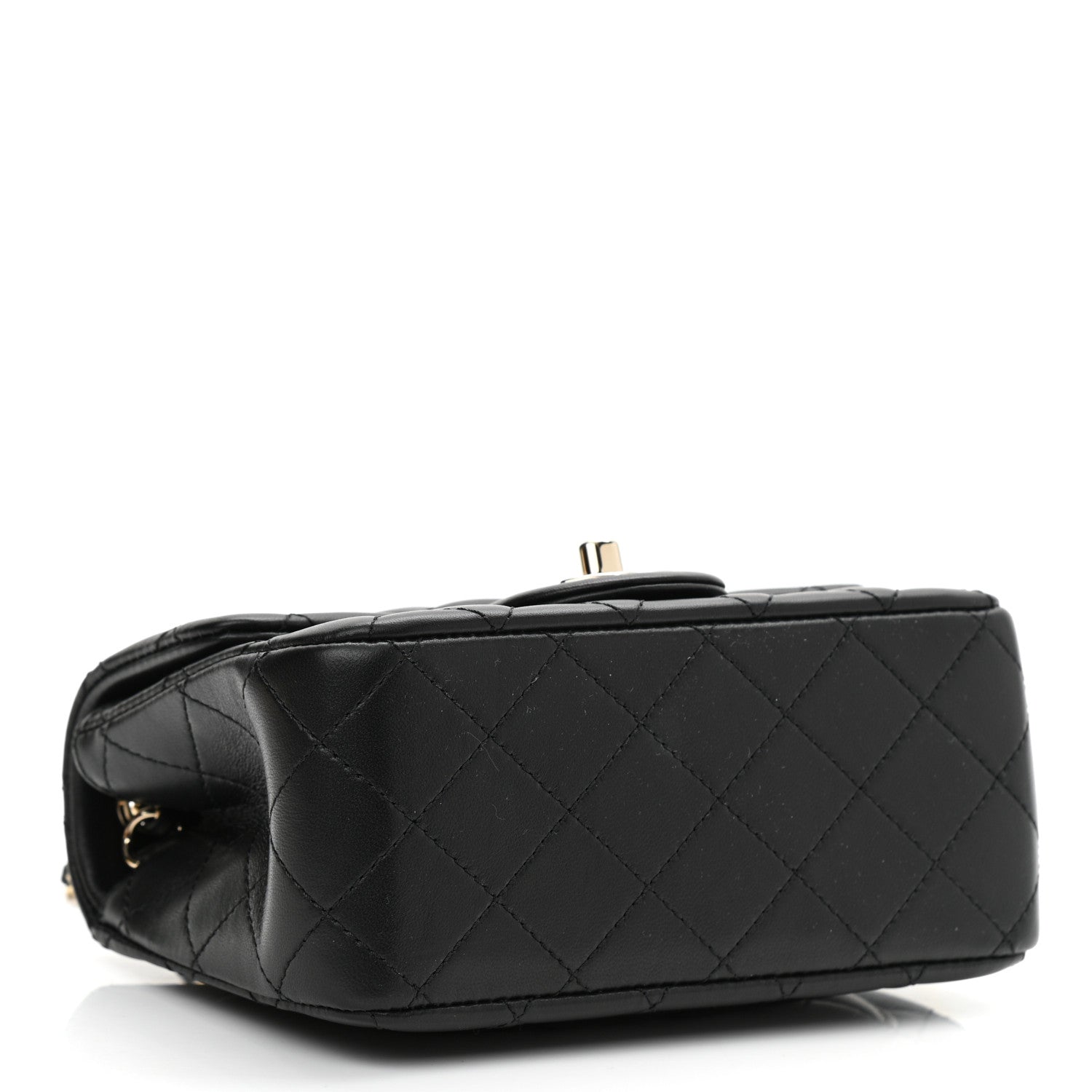 Chanel Lambskin Quilted Enamel Mini Pearl Crush Flap Black 4 of 10