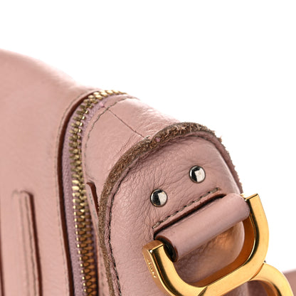 Chloe Calfskin Medium Marcie Round Zip Crossbody Blush Nude 17 of 24