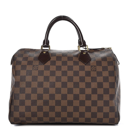 Louis Vuitton Damier Ebene Speedy 30 1 of 12