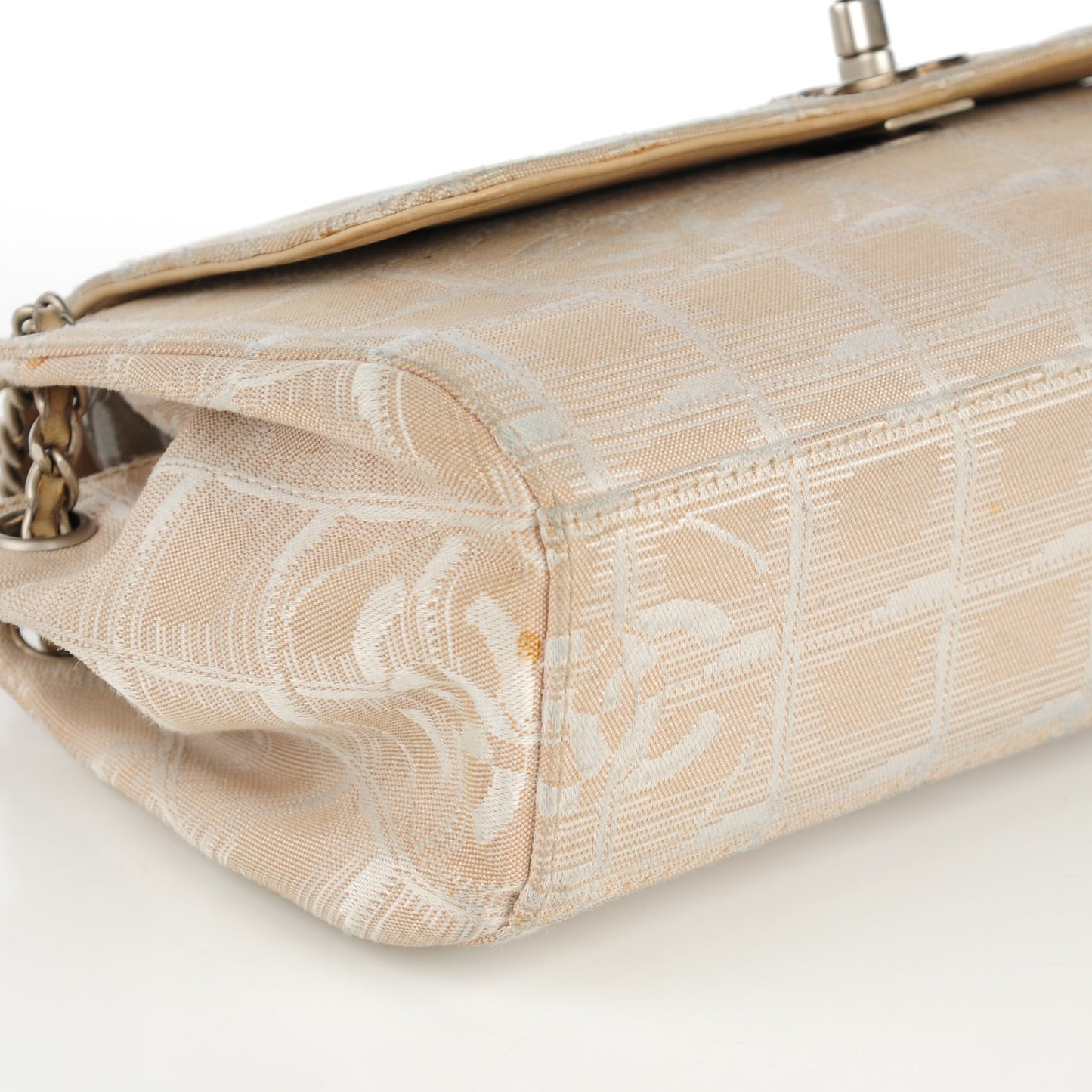Nylon Travel Accordion Flap Beige