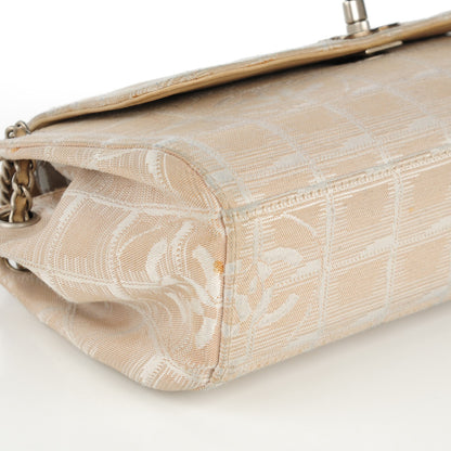 Chanel Nylon Travel Accordion Flap Beige 13 of 18