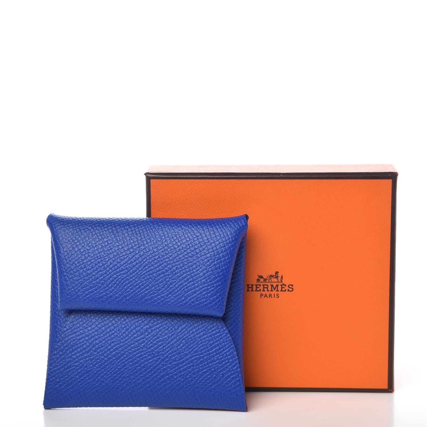 Hermes Epsom Bastia Coin Purse Bleu Electrique 7 of 7