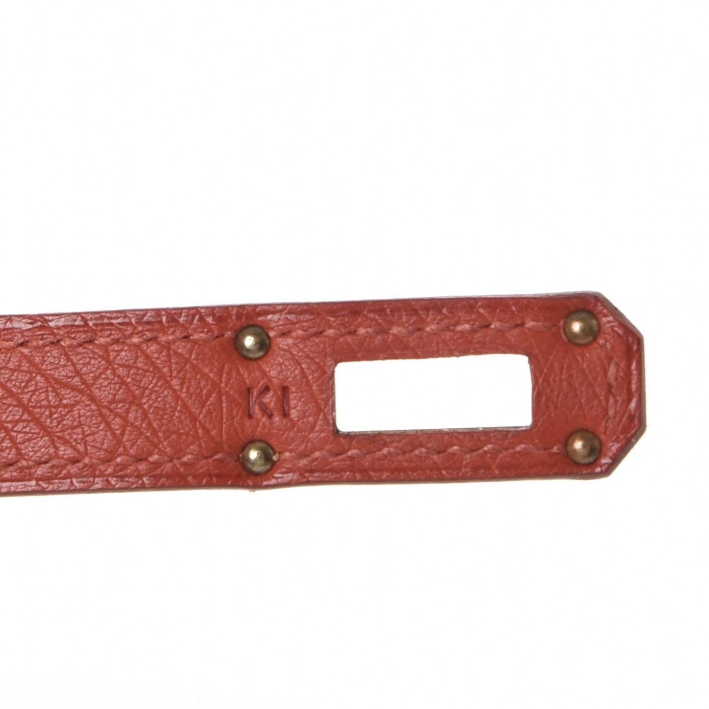 Ostrich Kelly Longue Wallet Brique