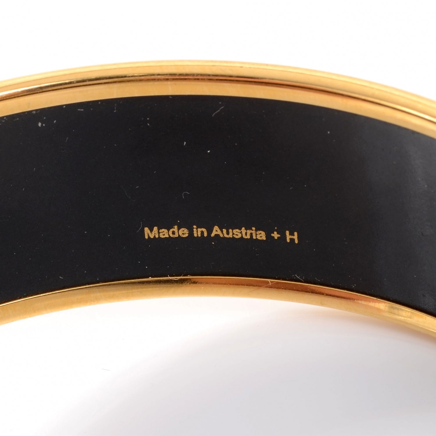 Hermes Enamel Printed Tenues Et Couvertures Wide Bracelet 65 5 of 6