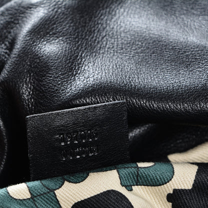 Gucci Guccissima Medium Hysteria Top Handle Bag Black 8 of 10