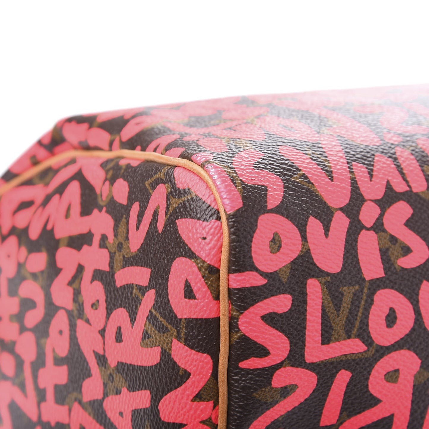Monogram Graffiti Speedy 30 Fuchsia
