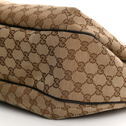 Gucci Monogram Large New Ladies Web Hobo Dark Brown 19 of 20
