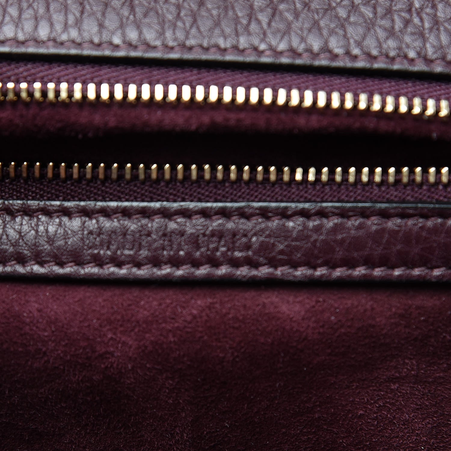 Christian Dior Grained Calfskin Medium Diorama Flap Bag Amaranth 7 of 12