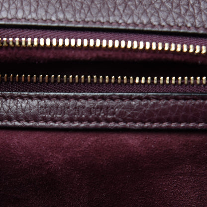 Christian Dior Grained Calfskin Medium Diorama Flap Bag Amaranth 7 of 12