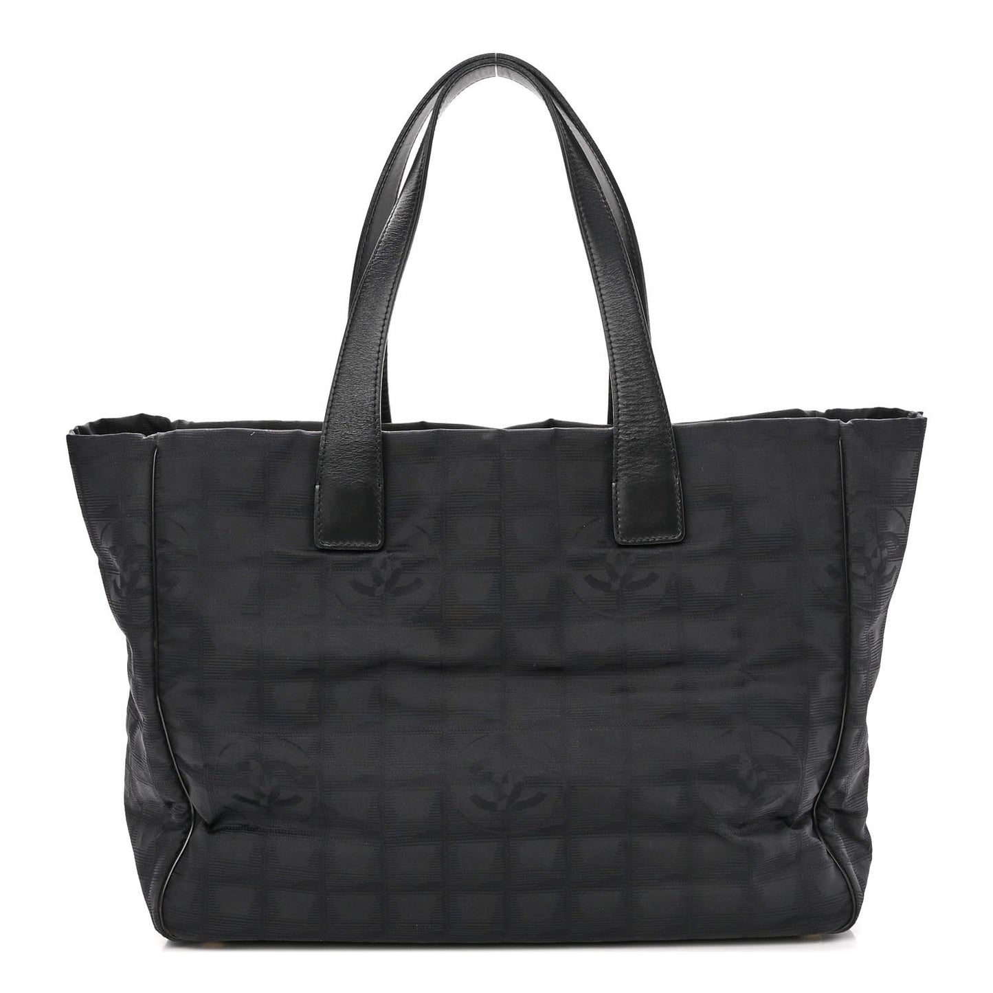 Nylon Medium Travel Tote Black
