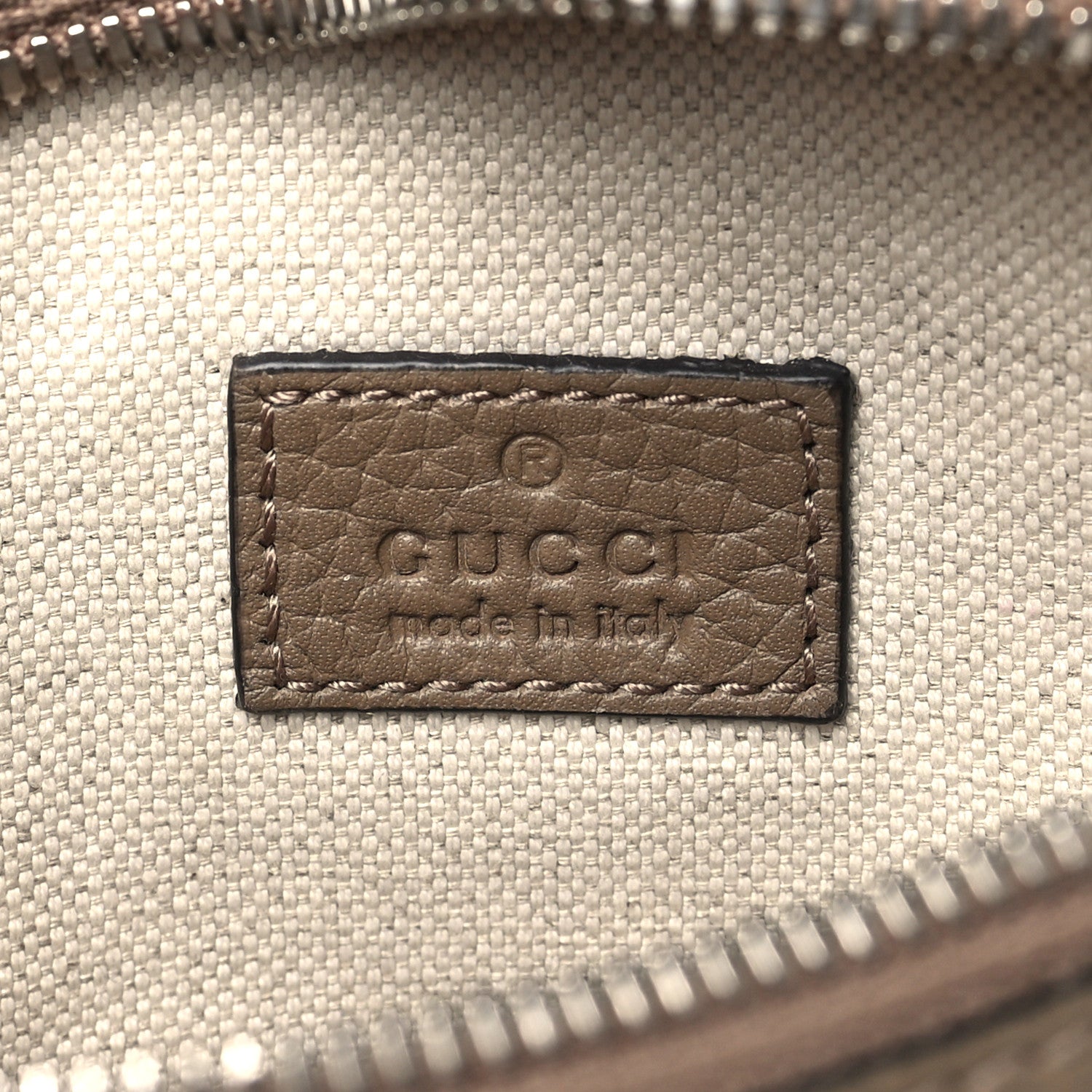 Gucci Piuma Calfskin Jumbo GG Embossed Small Belt Bag Good Taupe 6 of 12