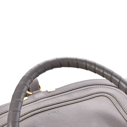 Chloe Calfskin Large Marcie Satchel Cashmere Grey 13 of 16