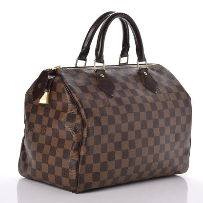 Louis Vuitton Damier Ebene Speedy 30 3 of 7