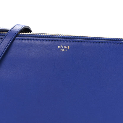 Celine Lambskin Small Trio Crossbody Bag Indigo 8 of 10