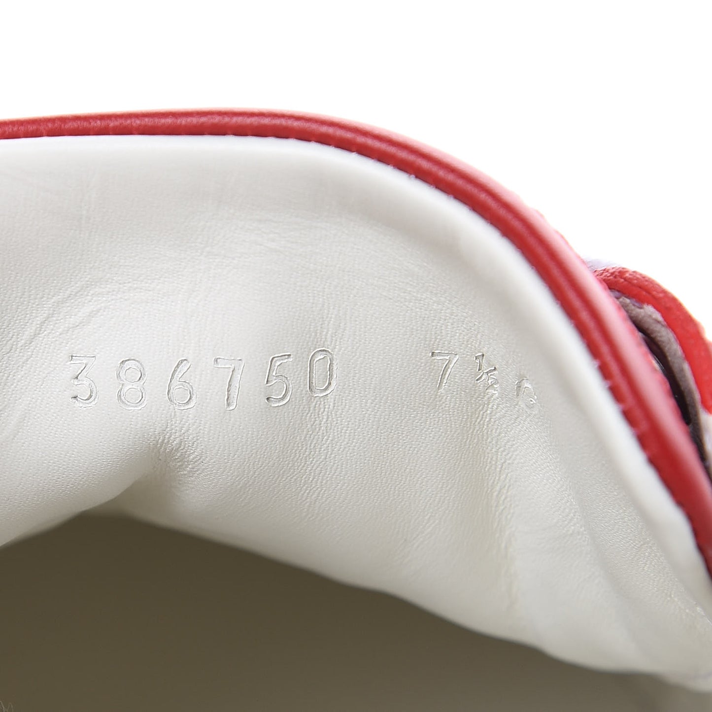 Guccissima Signature Web Mens Ace Sneakers 7.5 Hibiscus Red