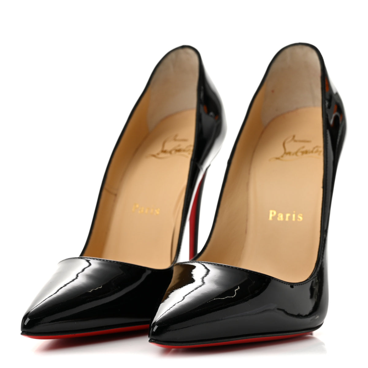 Christian Louboutin Patent So Kate 120 Pumps 36 Black 4 of 8