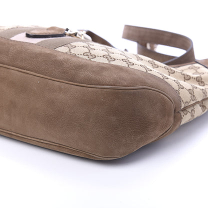 Gucci Monogram Web Medium Jackie O Hobo Brown 7 of 10