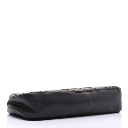 Chanel Caviar Quilted CC Timeless Soft Tote Black 4 of 19