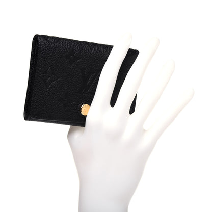 Louis Vuitton Empreinte Business Card Holder Black 2 of 9