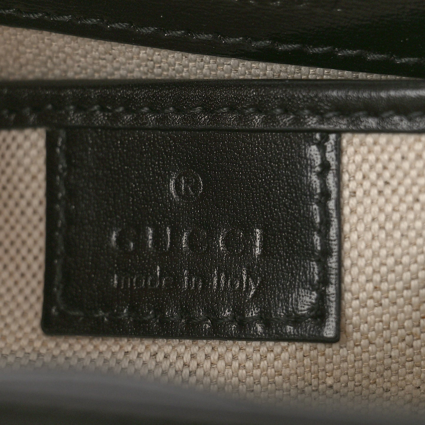 Boarded Dyana Lux Calfskin Web Small Bamboo 1947 Top Handle Bag Black