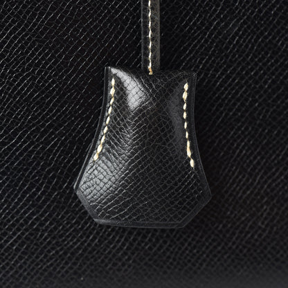 Hermes Veau Grain Lisse Kelly Sellier 32 Black 28 of 33