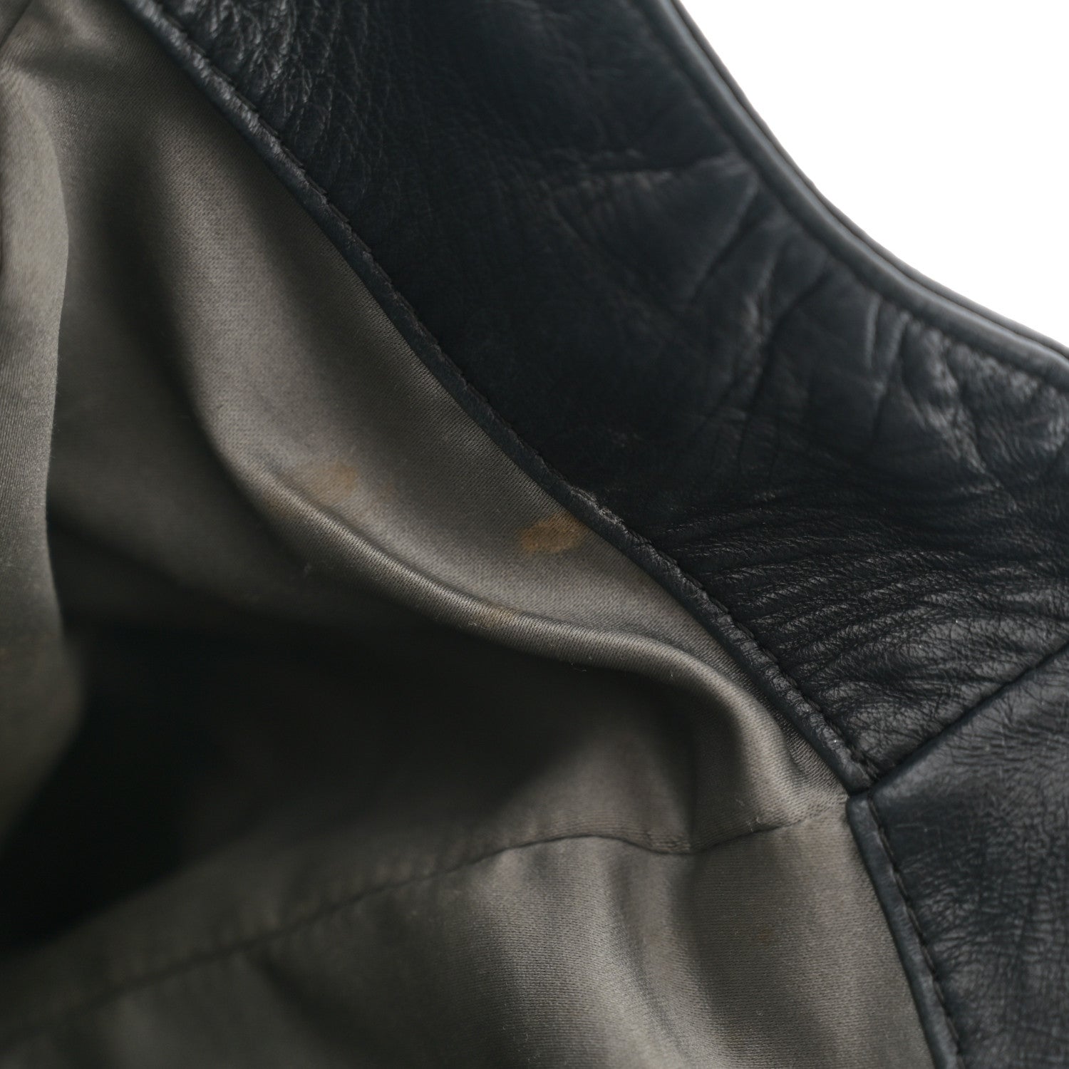 Chanel Lambskin Square Stitched Lax Large Tote Black 11 of 14