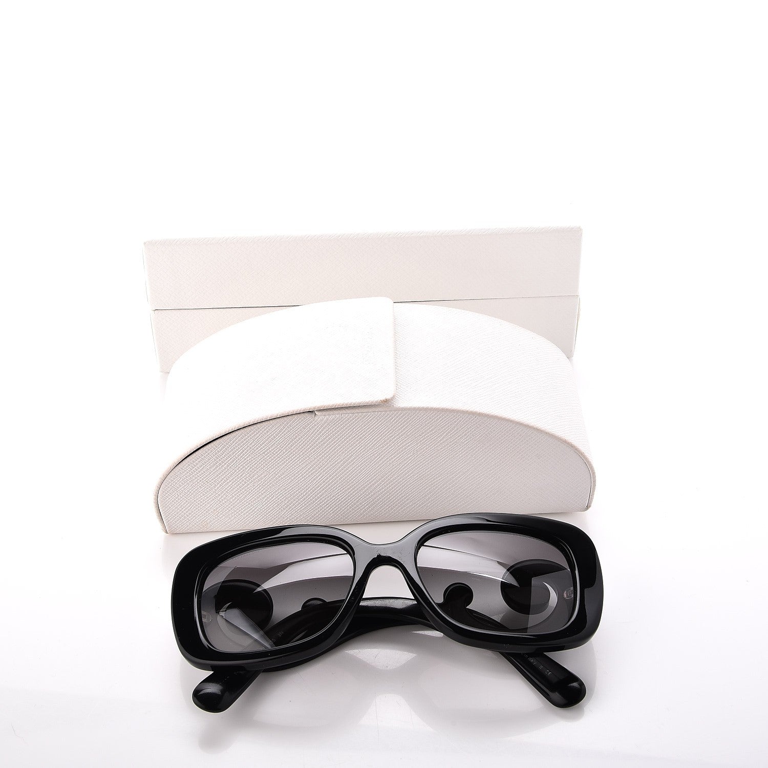 Prada Acetate Baroque Sunglasses SPR 27O Black 8 of 8