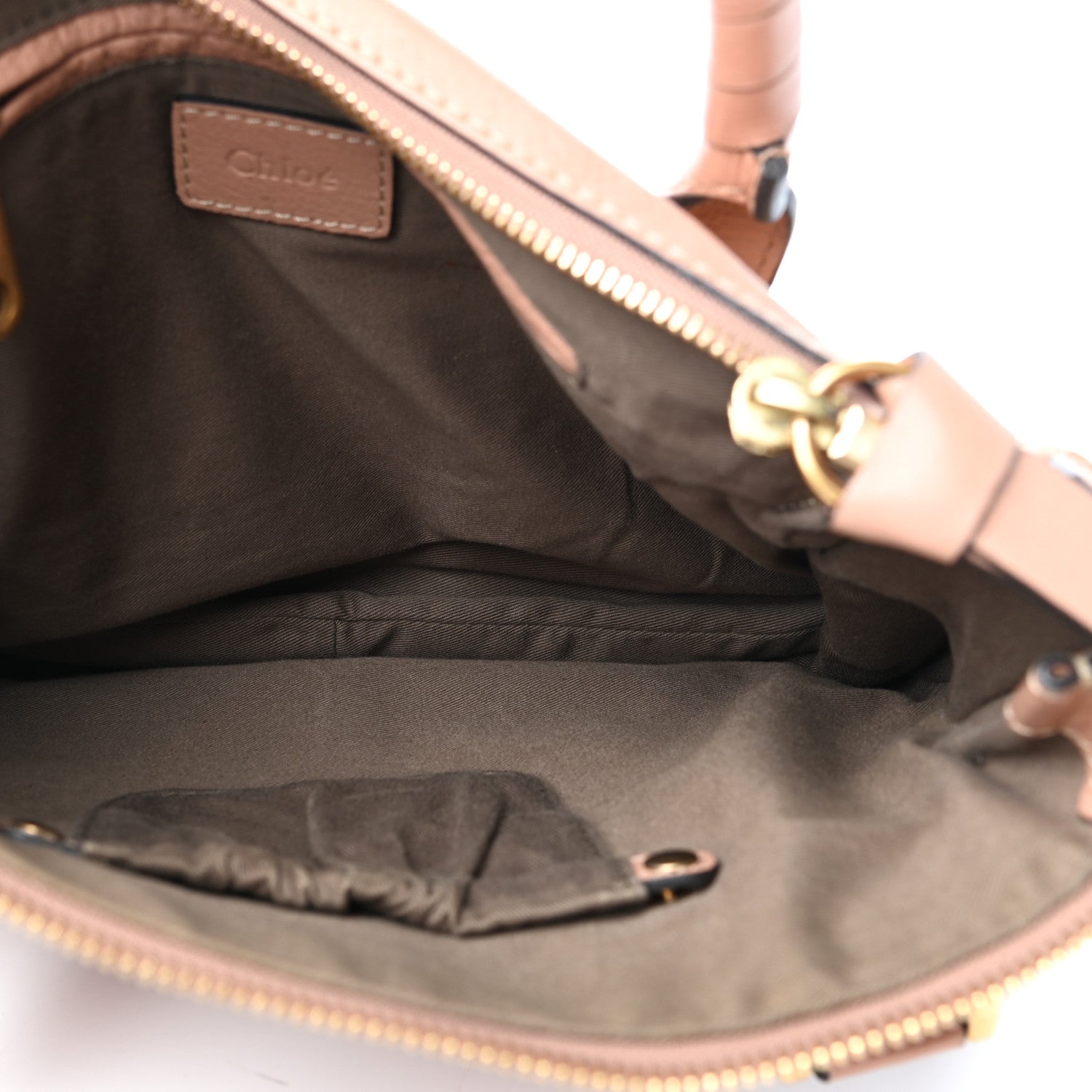 Chloe Calfskin Medium Marcie Satchel Peach Pink 5 of 9