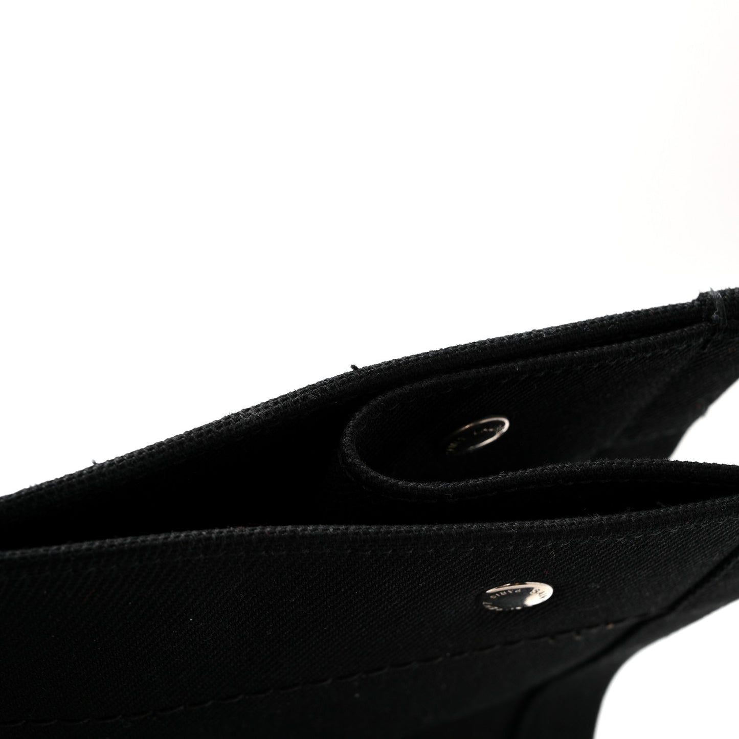 Linen Calfskin Rive Gauche Tote Black