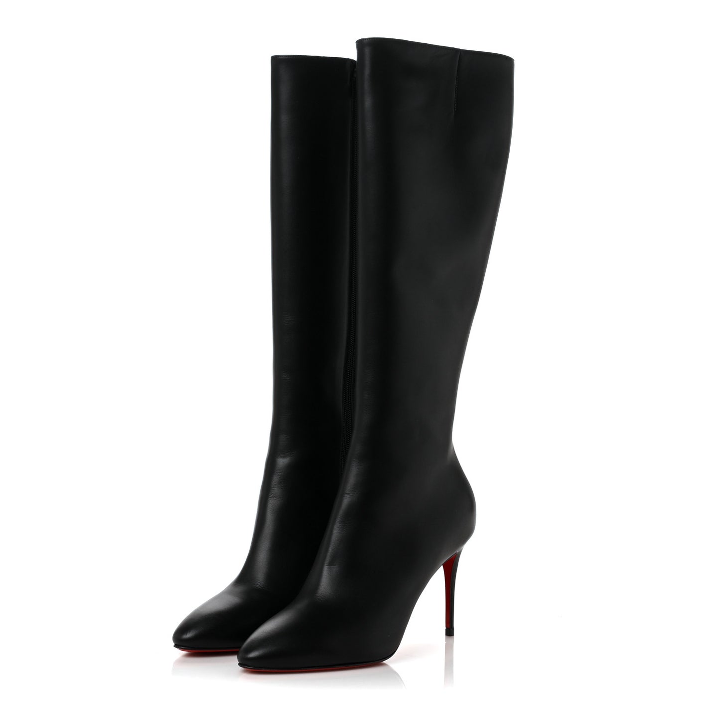 Calfskin Eloise Botta 85 Knee Boots 37.5 Black