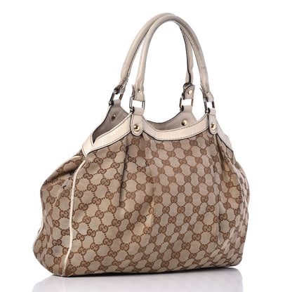 Gucci Monogram Medium Sukey Tote Off White 3 of 21