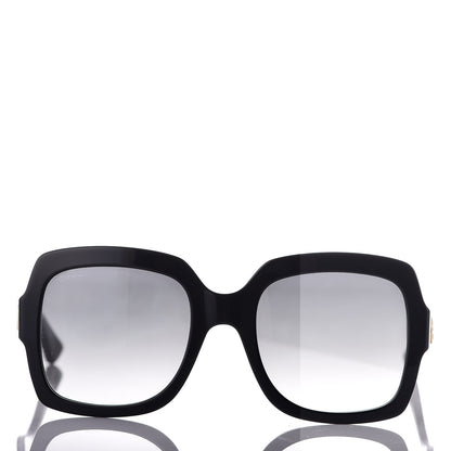 Gucci Oversize Square GG 0036S Sunglasses Black 2 of 7