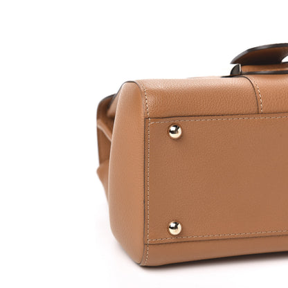 Delvaux Grained Calfskin Mini Brillant Satchel Natural 8 of 11