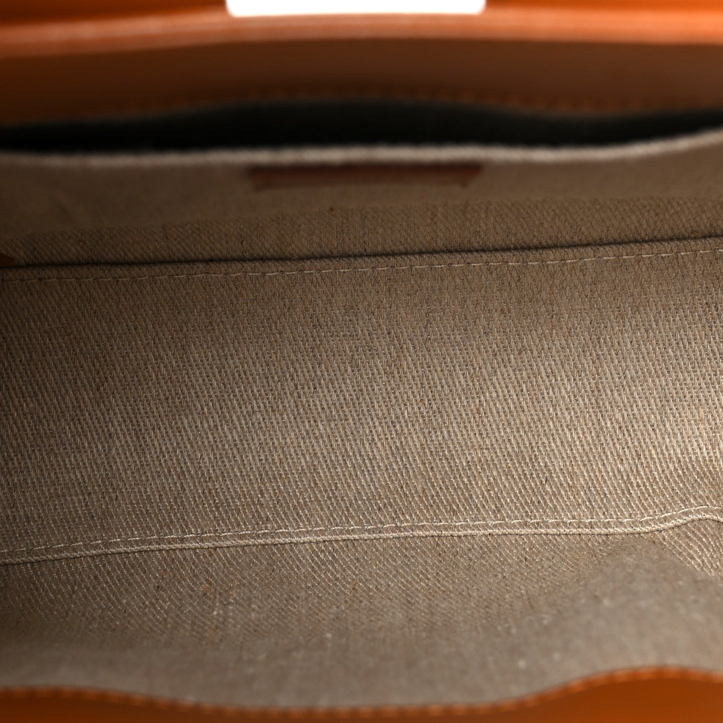 Calfskin Small Woody Ribbon Tote Caramel
