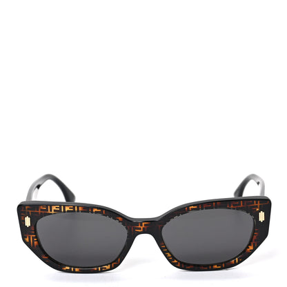 Fendi Acetate Fendi Bold Sunglasses FE40018I Havana Black 2 of 6