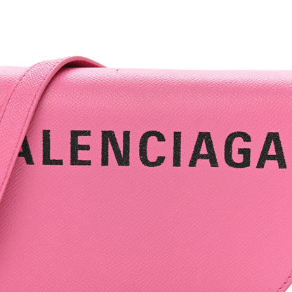 Balenciaga Signature Grained Calfskin Logo Print Ville Day Bag XS Rose Bubblegum Black 9 of 14