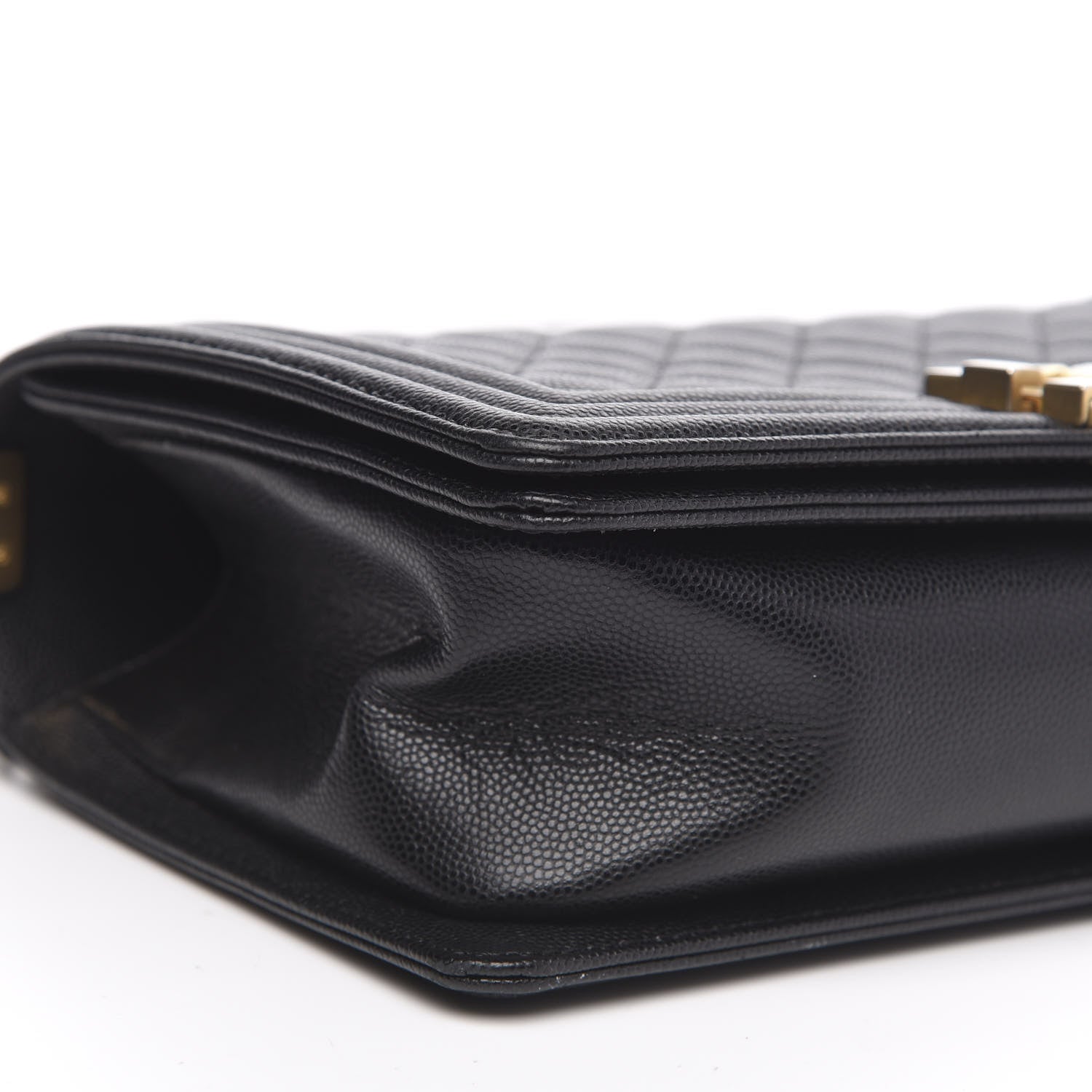 Chanel Caviar Quilted Medium Boy Flap Black 12 of 14