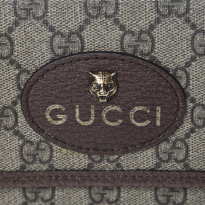 Gucci GG Supreme Monogram Neo Vintage Web Belt Bag Brown 12 of 15