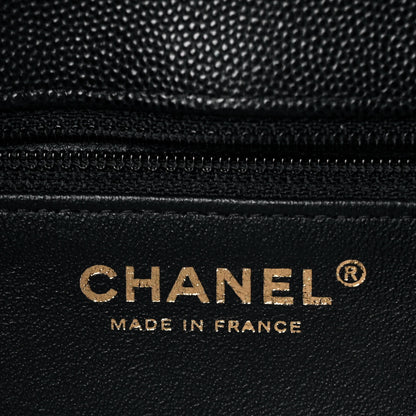 Chanel Caviar Quilted Flap Clutch Black 6 of 10