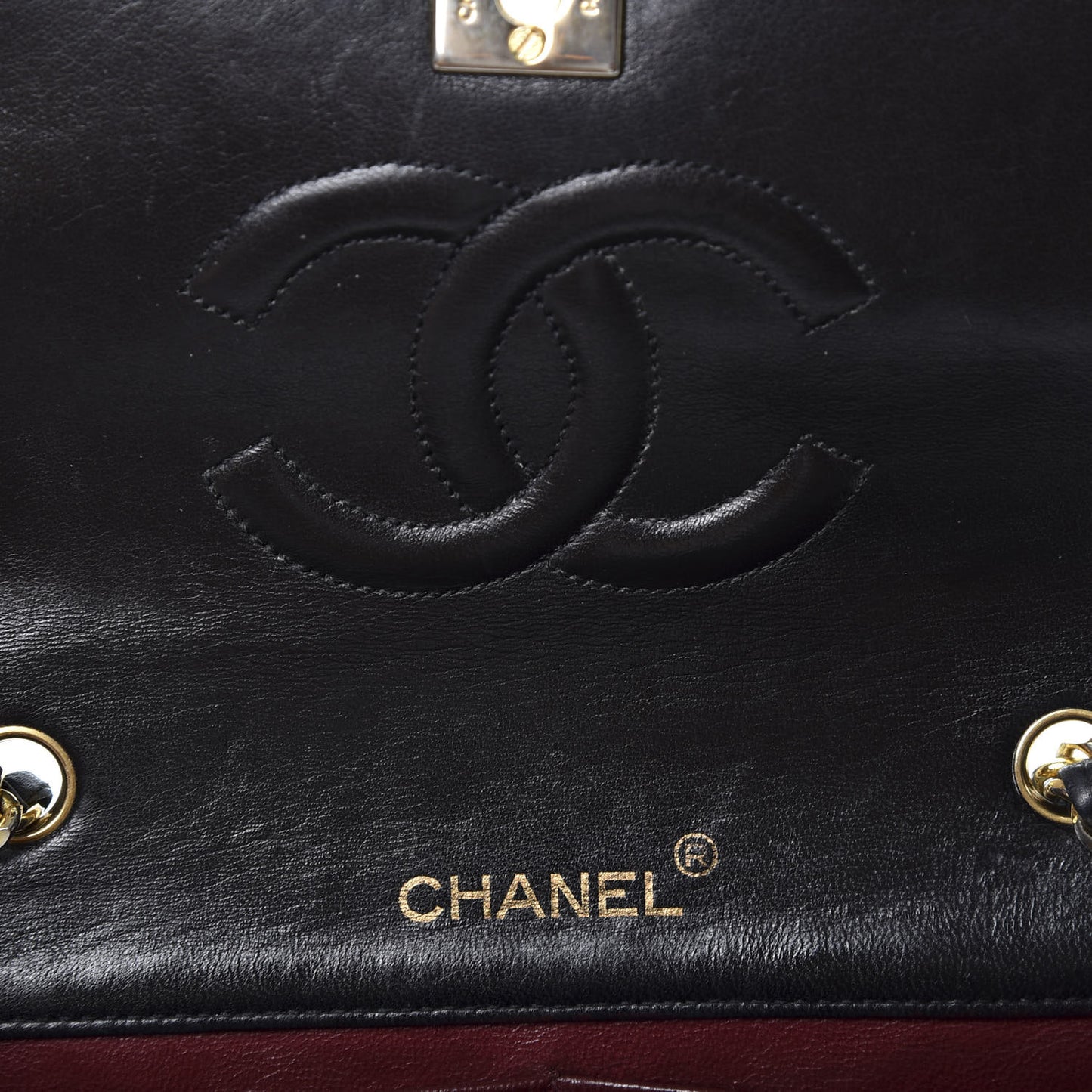 Lambskin Quilted Mini Flap Black