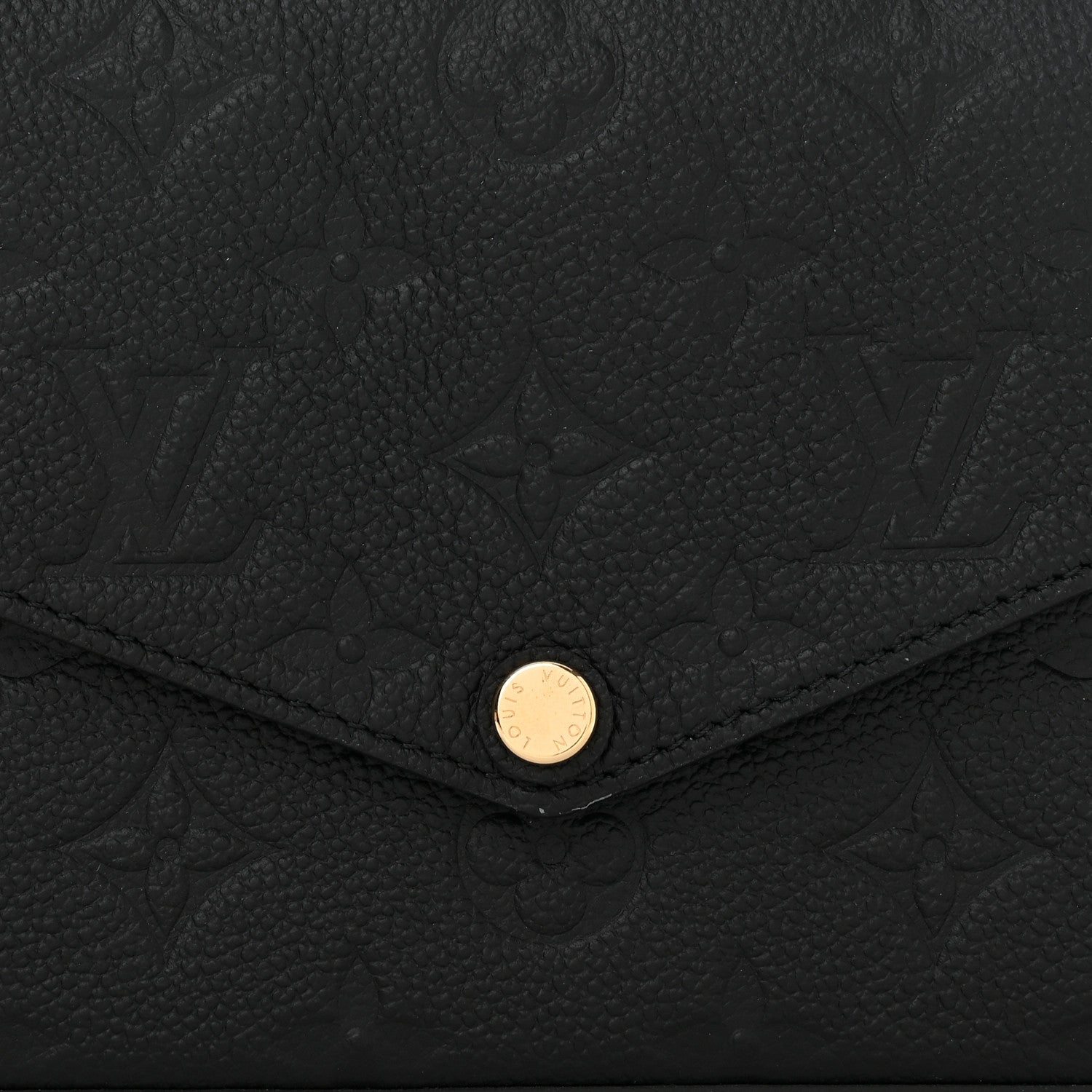Louis Vuitton Empreinte Pochette Felicie Chain Wallet Black 8 of 11