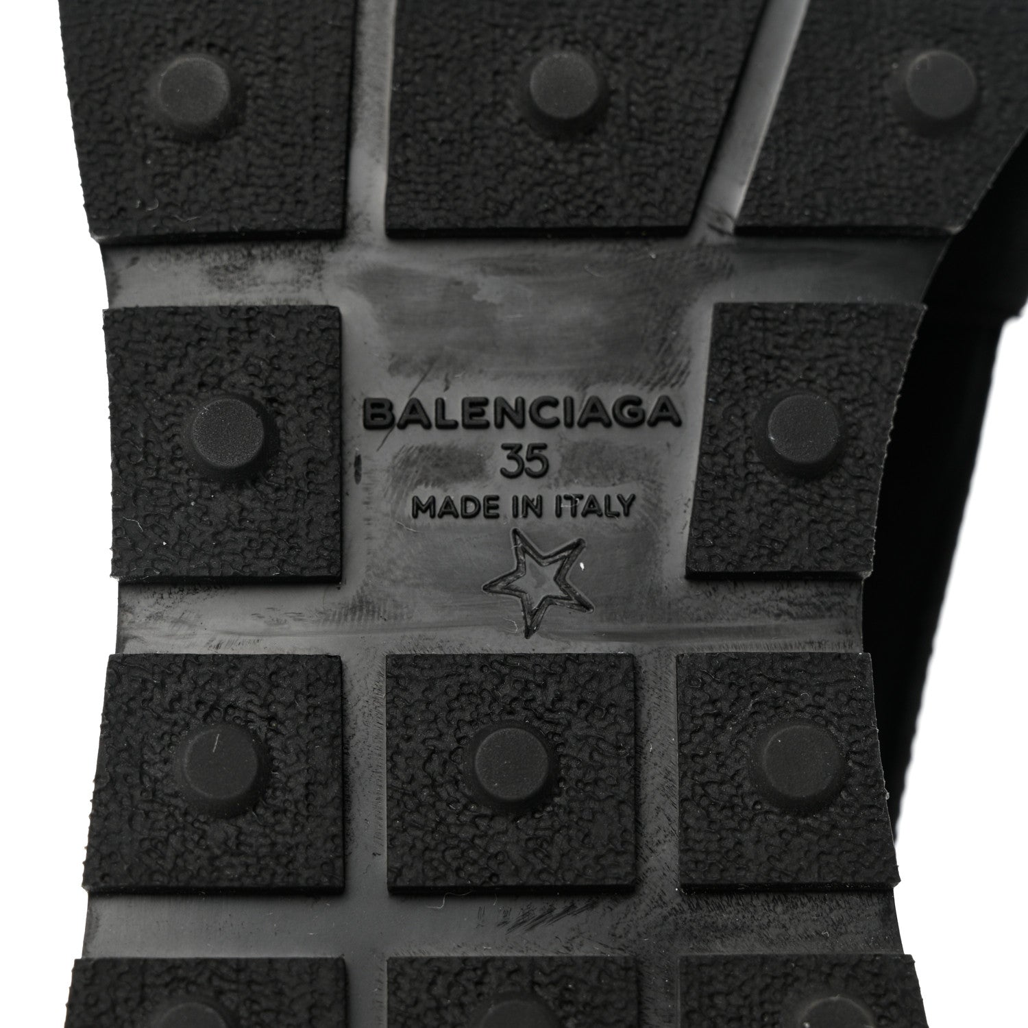 Balenciaga Mesh Calfskin Neoprene Suede Womens Race Runner Sneakers 35 Black 7 of 7
