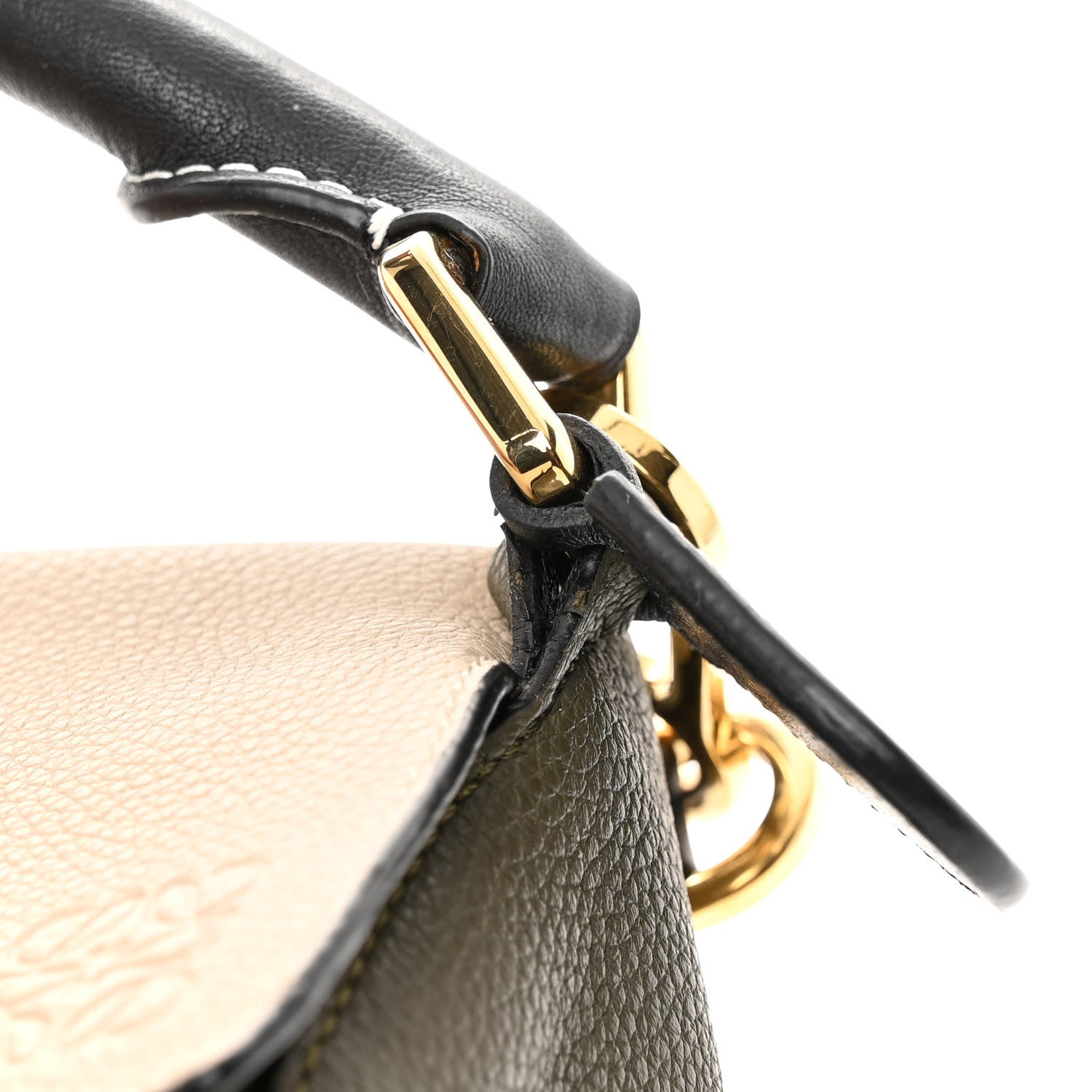 Loewe Grained Calfskin Medium Puzzle Bag Oat Khaki Green 13 of 19