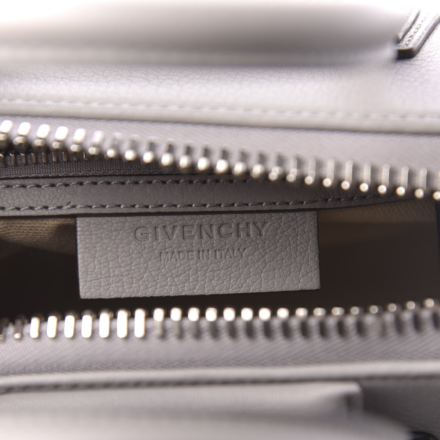Givenchy Sugar Goatskin Mini Antigona Pearl Grey 6 of 10