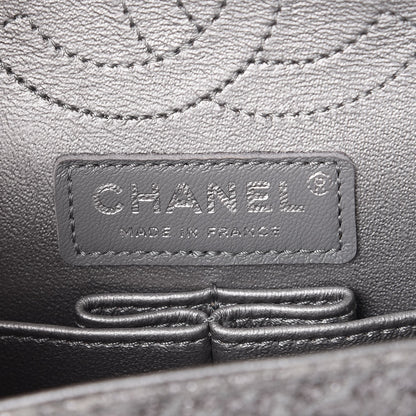 Chanel Metallic Grained Calfskin Chevron Quilted 2.55 Reissue 224 Flap 7 of 10