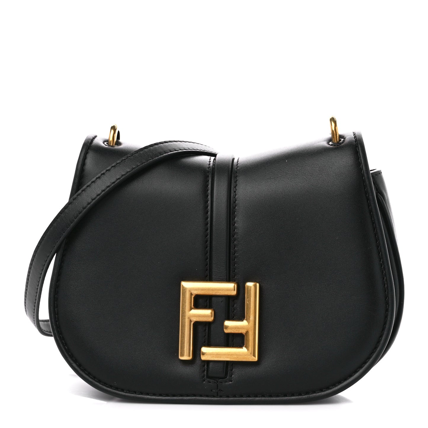 Vitello Brenta Cher Small Fendi C'mon Black