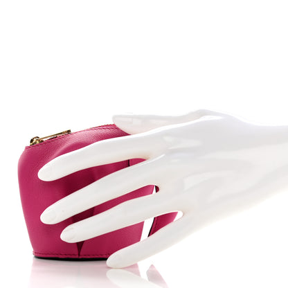 Loewe Calfskin Elephant Coin Purse Fuchsia 2 of 6