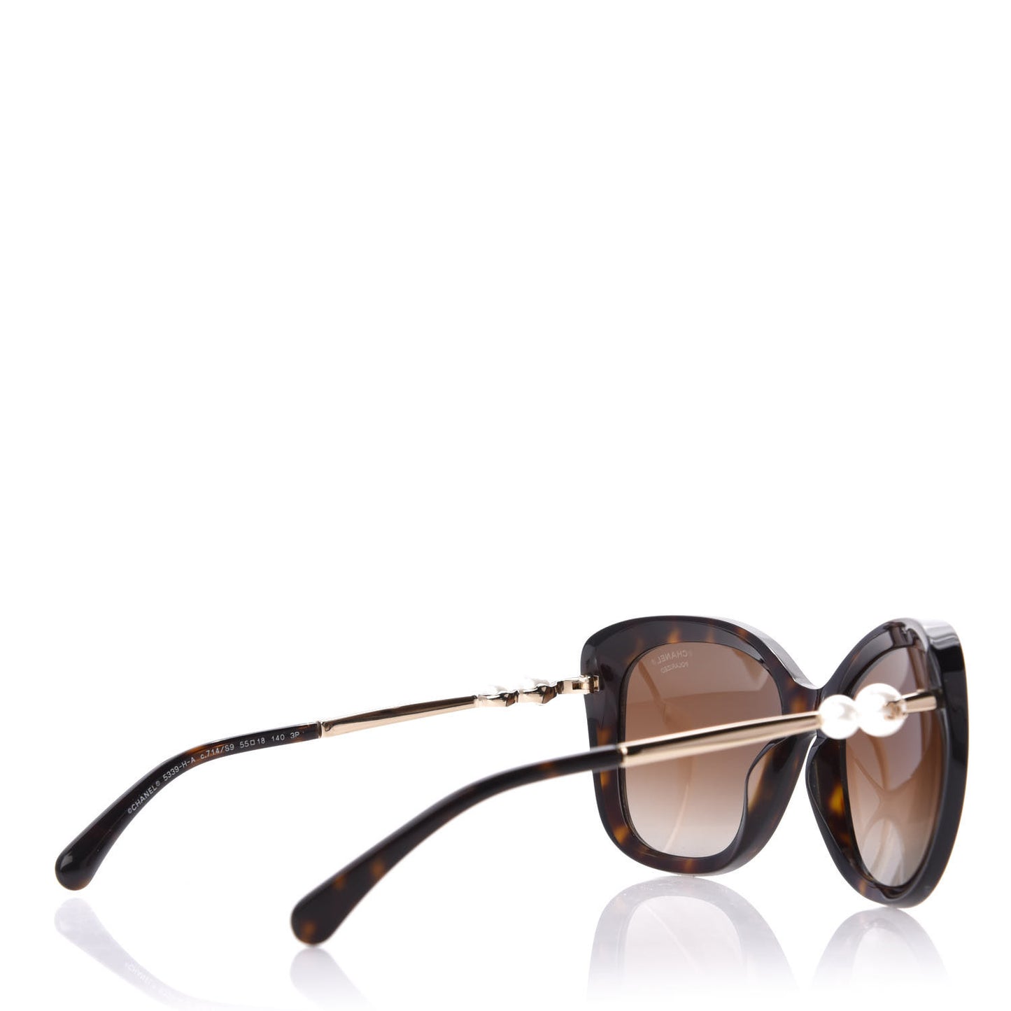 Square Winter Polarized Pearl Sunglasses 5339-H Tortoise