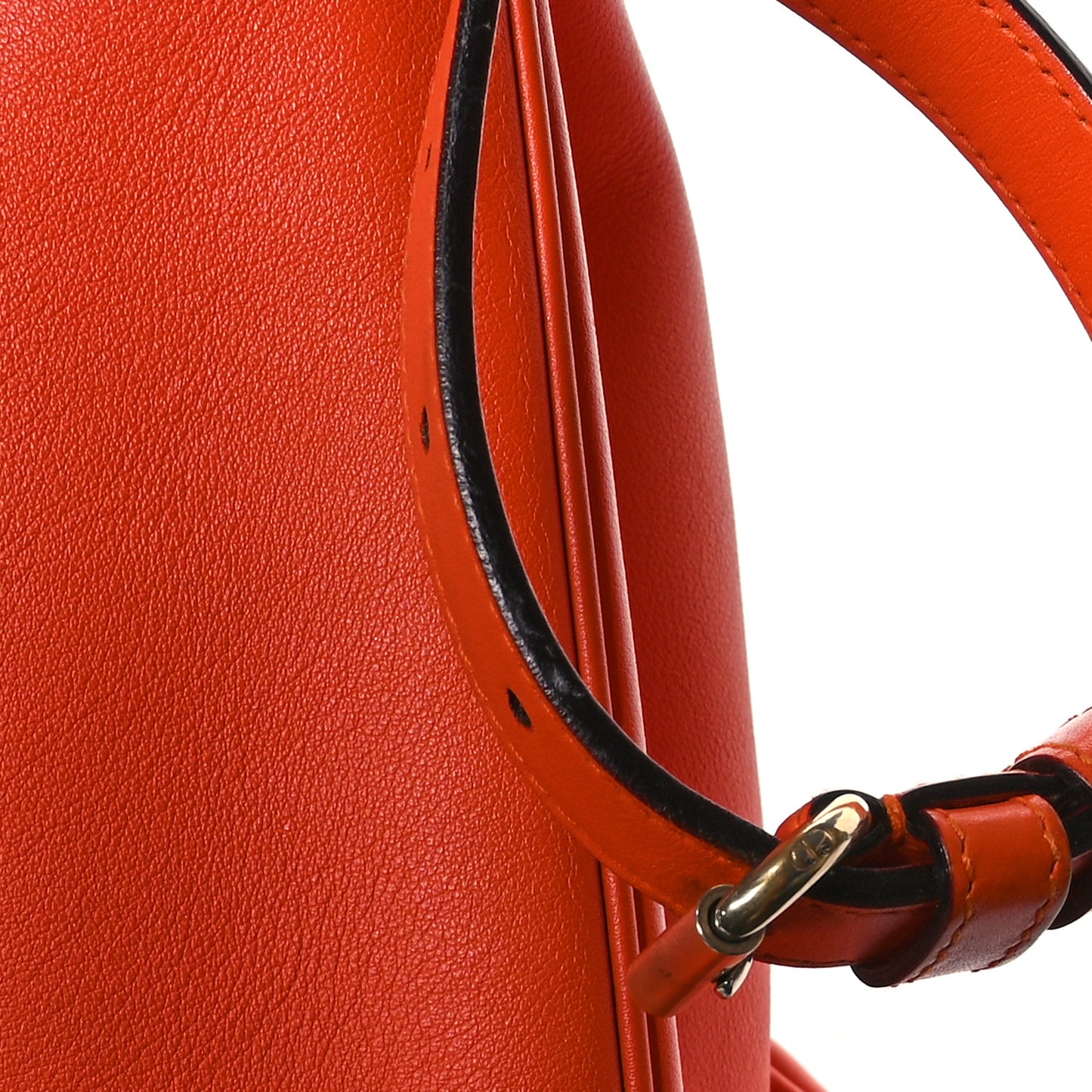 Smooth Calfskin Large Diorissimo Tote Orange